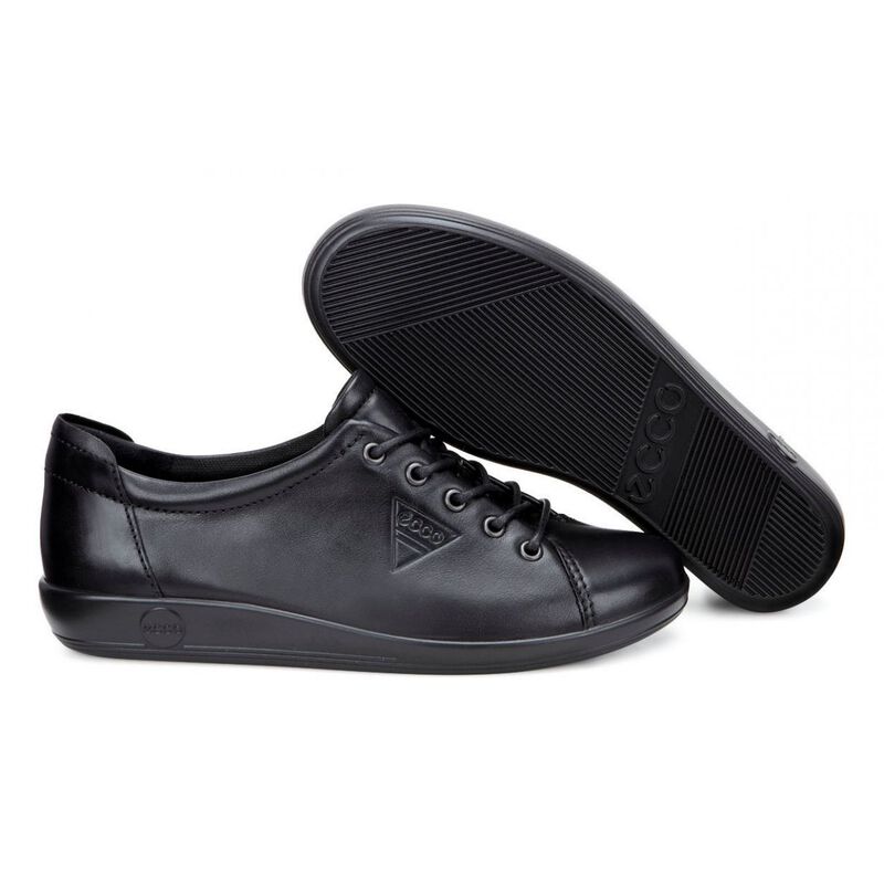 Ecco Soft 2.0 Black Feather with Black Sole Shoe image number 3